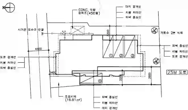 롯데빌라 배치도 이미지